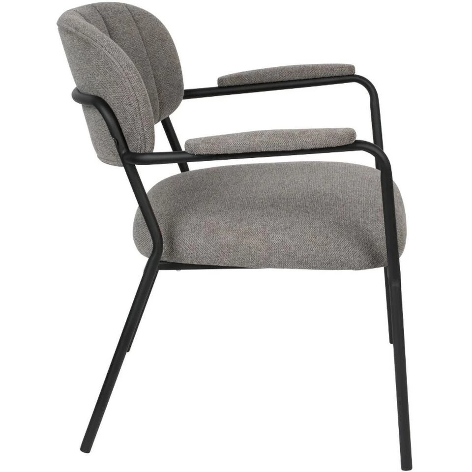 Puur Viken Fauteuil Met - Stof - Grijs 4 Puur Viken Fauteuil Met - Stof - Grijs - Afbeelding 4