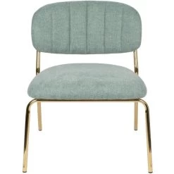 Puur Viken Fauteuil Lichtgroen/goud - Stof - Groen -Bankstoel Winkel 1000074941 0102