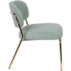 Puur Viken Fauteuil Lichtgroen/goud - Stof - Groen -Bankstoel Winkel 1000074941 0103
