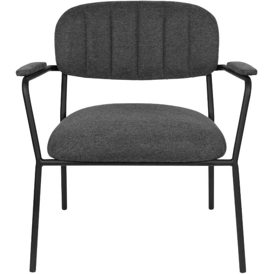 Puur Viken Fauteuil Met - Stof - Grijs 3 Puur Viken Fauteuil Met - Stof - Grijs - Afbeelding 3