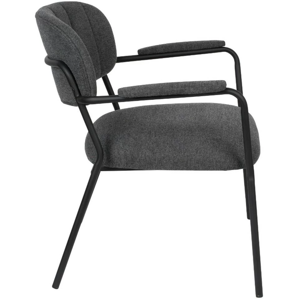 Puur Viken Fauteuil Met - Stof - Grijs 4 Puur Viken Fauteuil Met - Stof - Grijs - Afbeelding 4