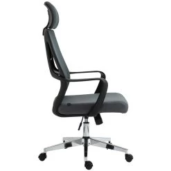 CLP Bureaustoel Kanab Mesh Grijs -Bankstoel Winkel 1000078941 0102