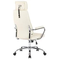 CLP Bureaustoel Rako Leder Crème 7 CLP Bureaustoel Rako Leder Crème -Bankstoel Winkel 1000080749 0103