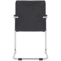 CLP Eetkamerstoel Tira Kunstleder Zwart -Bankstoel Winkel 1000080840 0103