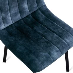 2x Eetkamerstoel Minsk - Fluweel - Petrol -Bankstoel Winkel 1000081097 0104