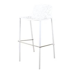 DS4U® Cast Magnolia Barkruk - Aluminium - Wit