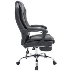 Clp Bureaustoel Castle Kunstleder Zwart -Bankstoel Winkel 1000082850 0102