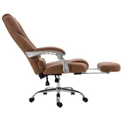 Clp Bureaustoel Pacific Kunstleder Licht Bruin -Bankstoel Winkel 1000083205 0102