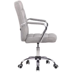 Clp Bureaustoel Terni Stof Zilverkleurig -Bankstoel Winkel 1000085244 0102