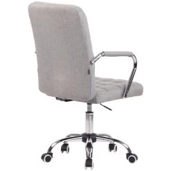 Clp Bureaustoel Terni Stof Zilverkleurig -Bankstoel Winkel 1000085244 0103