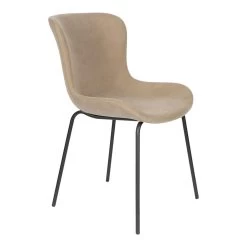 Rein Living Junzo Rib Eetkamerstoel - Taupe - Set Van 2 -Bankstoel Winkel 1000087933 0102
