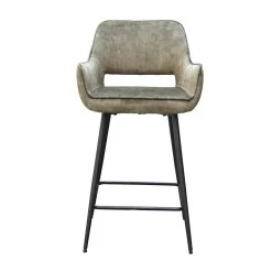 PTMD Barkruk Groen - Velvet - Barkruk Fal Low -Bankstoel Winkel 1000089889 0102