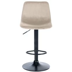 CLP Barkruk Divo Fluweel Zwart Frame Crème 6 CLP Barkruk Divo Fluweel Zwart Frame Crème -Bankstoel Winkel 1000091805 0102