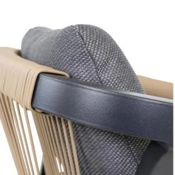 Rimini Barstoel Tuin - Stof - Zwart -Bankstoel Winkel 1000094399 0104