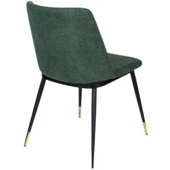 Puur Larvik Eetkamerstoel - Stof - Groen -Bankstoel Winkel 1000094401 0104