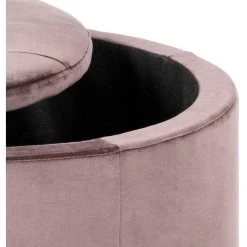 Sohome Poef Takeesha - Velvet - Roze 7 Sohome Poef Takeesha - Velvet - Roze -Bankstoel Winkel 1000094493 0103