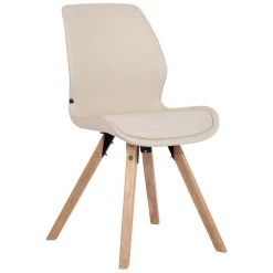 CLP Eetkamerstoel Luna Stof Crème