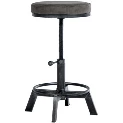 CLP Hocker Destin Kunstleder Zilverkleurig 7 CLP Hocker Destin Kunstleder Zilverkleurig -Bankstoel Winkel 1000095340 0103