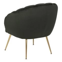 Sohome Fauteuil Garrick - Velvet - Dark Green/Gold -Bankstoel Winkel 1000097257 0103