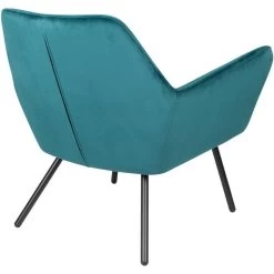 Puur Berg Fauteuil Velvet - Stof - Blauw -Bankstoel Winkel 1000098379 0104