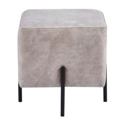 DS4U® Jorg Hocker 36x36x38cm - Stof - Wit