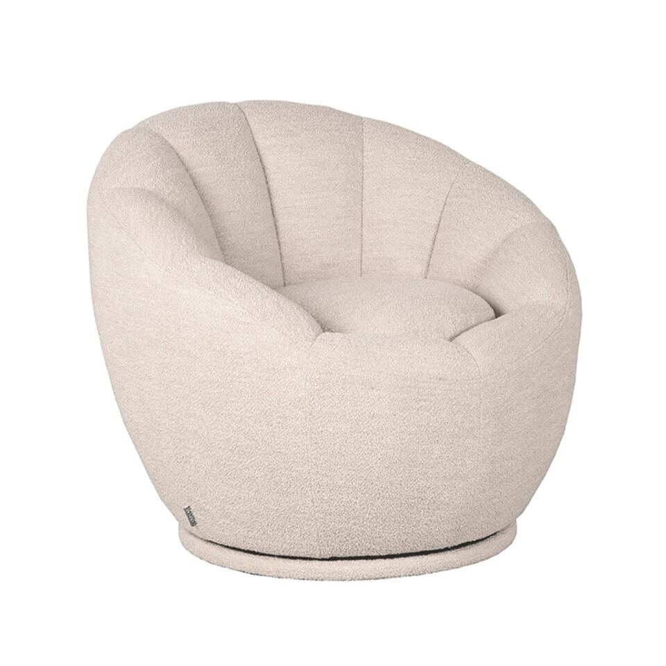 LABEL51 Fauteuil Crown - Naturel - Boucle 1 LABEL51 Fauteuil Crown - Naturel - Boucle