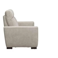 Bank James 2-zits - Lederlook - Zilvergrijs -Bankstoel Winkel 10100936 8000