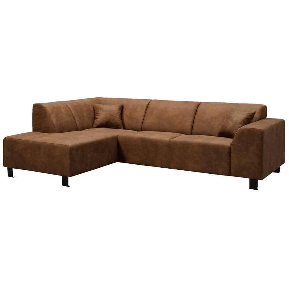 Hoekbank Nino Links - Cognac 2 Hoekbank Nino Links - Cognac - Afbeelding 2