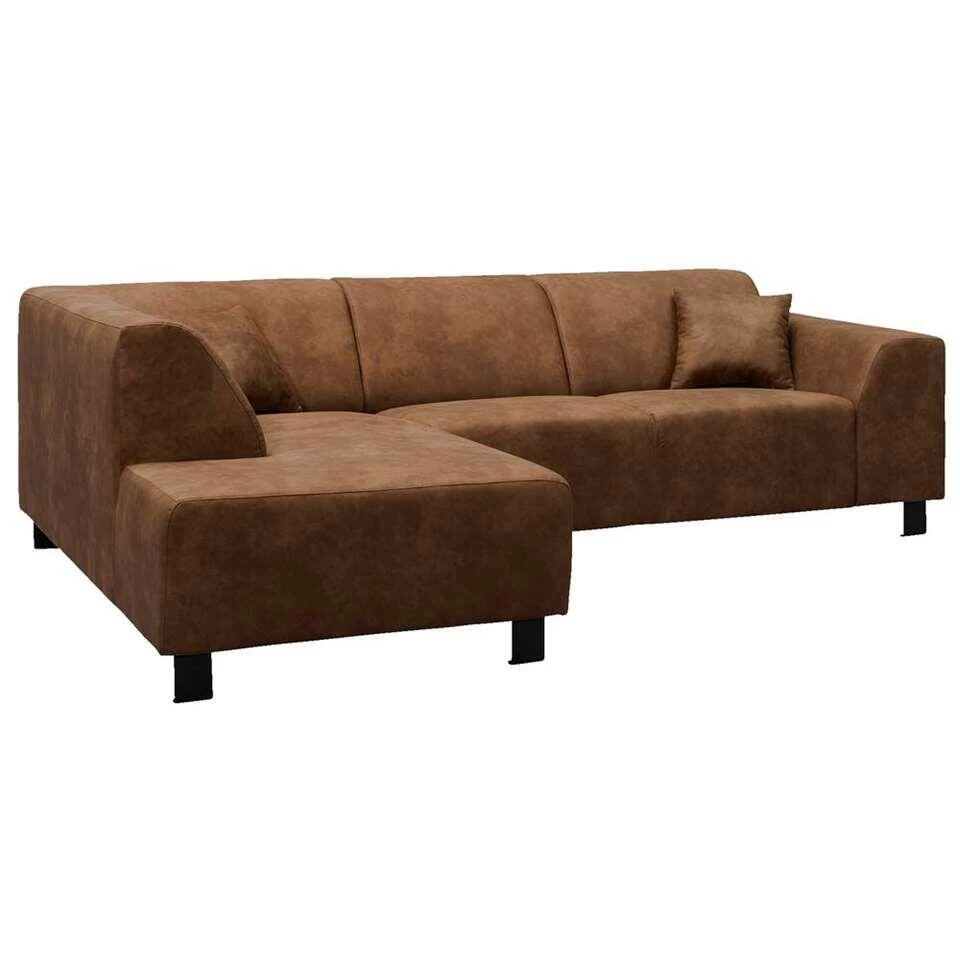 Hoekbank Nino Links - Cognac 4 Hoekbank Nino Links - Cognac - Afbeelding 4