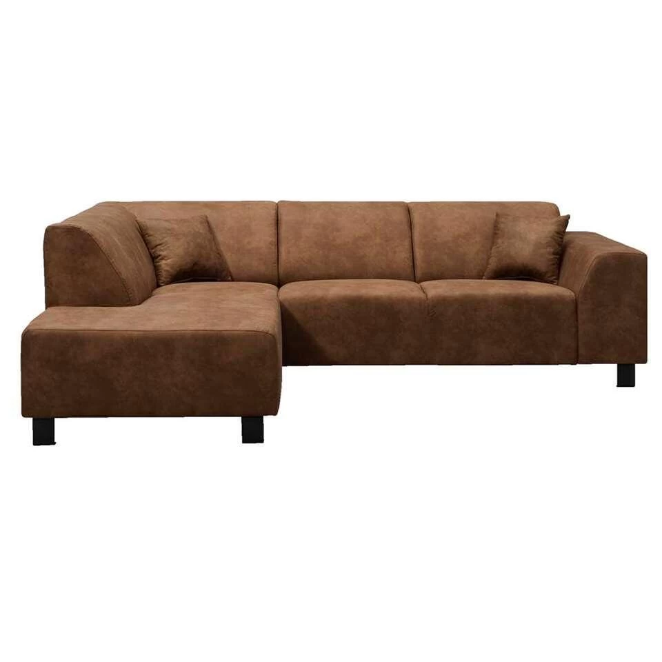 Hoekbank Nino Links - Cognac 1 Hoekbank Nino Links - Cognac