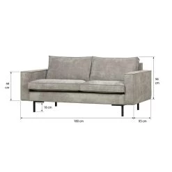 WOOOD Bank Arwin 2,5-zits - Vergrijsd Groen 6 WOOOD Bank Arwin 2,5-zits - Vergrijsd Groen -Bankstoel Winkel 10102170 9600