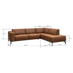 Hoekbank Otis Rechts - Cognac -Bankstoel Winkel 10112061 9600