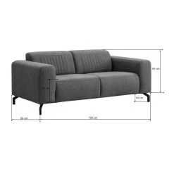 Bank Otis 2-zits - Donkergrijs 6 Bank Otis 2-zits - Donkergrijs -Bankstoel Winkel 10112079 9600