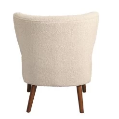 Fauteuil Lexi - Stof Teddy Crème -Bankstoel Winkel 10200720 0900