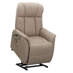 Relaxfauteuil Nebraska (sta -op) - Taupe -Bankstoel Winkel 10205546 0811