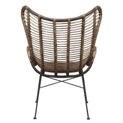 Fauteuil Jasmine - Rotan/metaal - Bruin 6 Fauteuil Jasmine - Rotan/metaal - Bruin -Bankstoel Winkel 10207008 0900