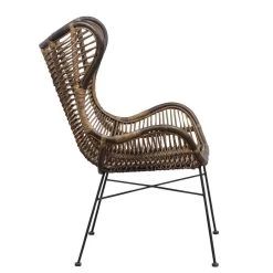 Fauteuil Jasmine - Rotan/metaal - Bruin 7 Fauteuil Jasmine - Rotan/metaal - Bruin -Bankstoel Winkel 10207008 8000