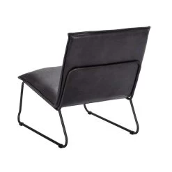 Fauteuil Cooper - Leatherlook - Grijs -Bankstoel Winkel 10207515 1200