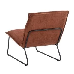 Fauteuil Cooper - Ribstof - Koper -Bankstoel Winkel 10207527 0800