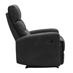 Relaxfauteuil Jackson - Stof - Zwart -Bankstoel Winkel 10209885 8000