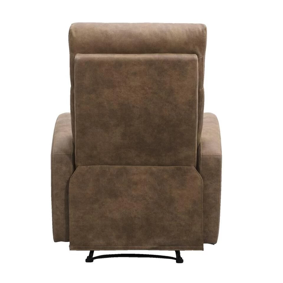 Relaxfauteuil Jackson - Stof - Lichtbruin 4 Relaxfauteuil Jackson - Stof - Lichtbruin - Afbeelding 4
