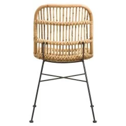 Eetkamerstoel Justin - Rotan - Naturel -Bankstoel Winkel 10300474 0900