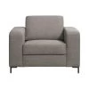 Fauteuil Tom Stof Basel - Grijsbruin