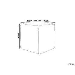 Beliani Poef PANDRAN - Zwart Katoen 6 Beliani Poef PANDRAN - Zwart Katoen -Bankstoel Winkel 109977d402414c309fc2d4bd0ae5a647