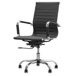 Bureaustoel Manhattan - Zwart -Bankstoel Winkel 11201000 0301