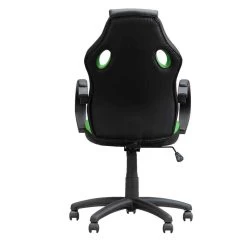 Gamestoel Max - Zwart/groen -Bankstoel Winkel 11201010 0900