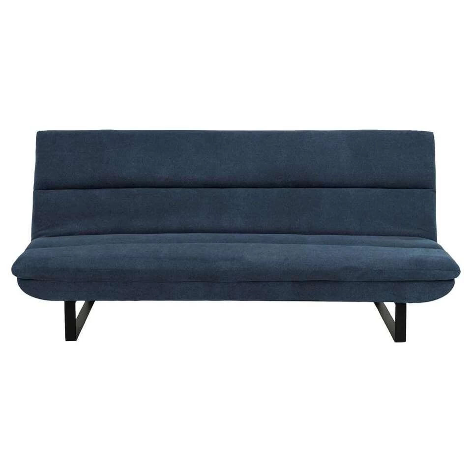 Slaapbank Adelaide - Donker Blauw - 91x200x124 Cm 1 Slaapbank Adelaide - Donker Blauw - 91x200x124 Cm