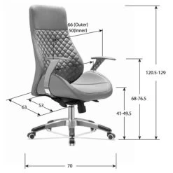 Bureaustoel Bologna Zwart -Bankstoel Winkel 1360809213 0103