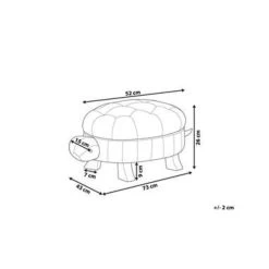 Beliani Dierenhocker TURTLE - Groen Kunstleer 6 Beliani Dierenhocker TURTLE - Groen Kunstleer -Bankstoel Winkel 184fa00176924012bd3392214f2ae1c6