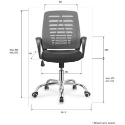 Bureaustoel Bari 5 Bureaustoel Bari -Bankstoel Winkel 1896346025 0102